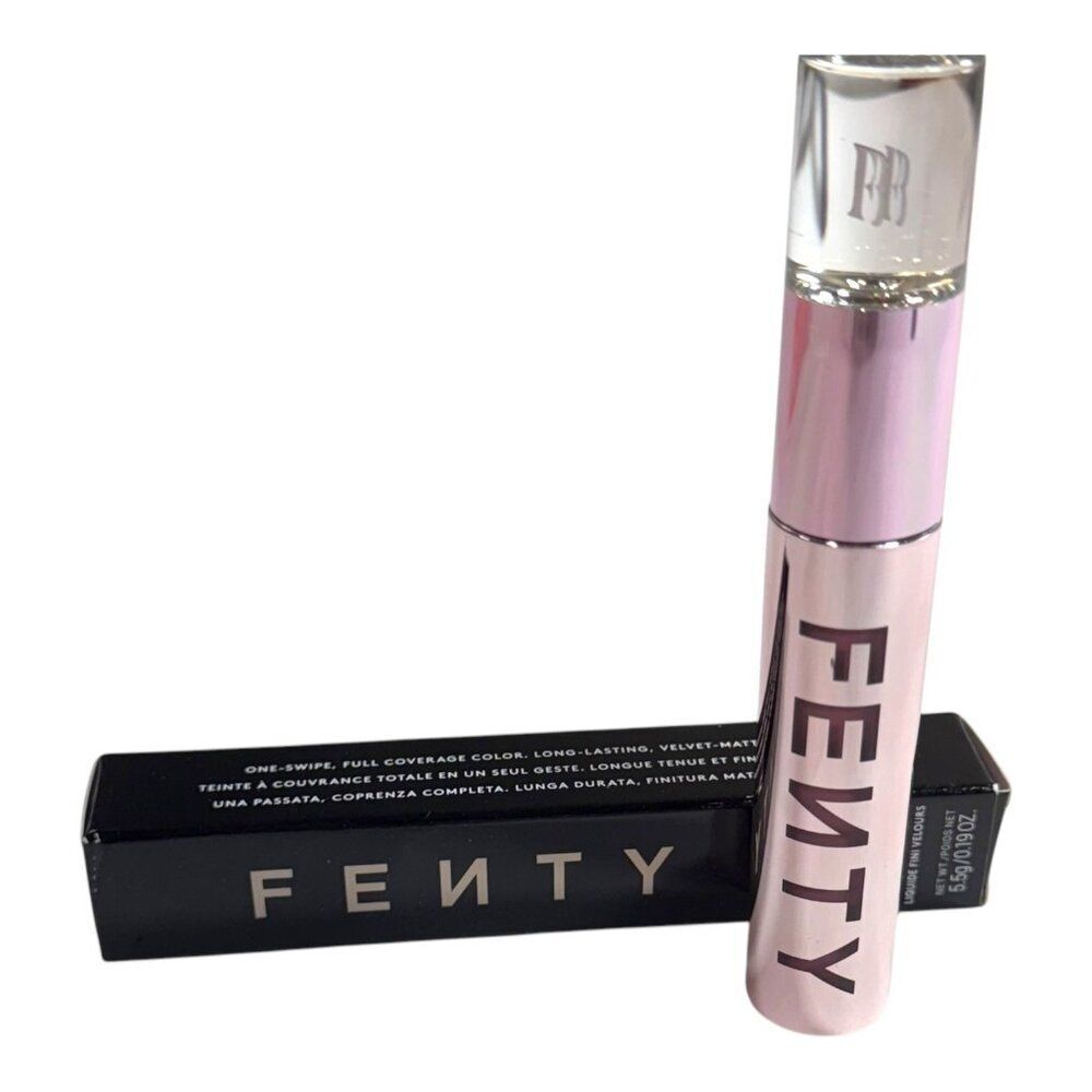 Fenty Beauty Icon Velvet Liquid Lipstick Riri 04 Pink Lasting Smooth Finish NEW